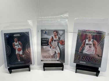Jose Calderon #d /199 Dirk Nowitzki Josh Green RC