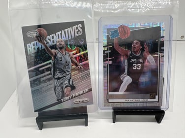 Tony Parker Silver, Trey Jones RC Choice Spurs