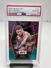Sean Brady Tri Color SP RC PSA 10 Pop 2