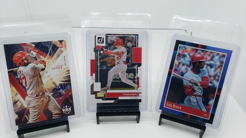 Cardinals Juan Yepez rookie Lou Brock short print