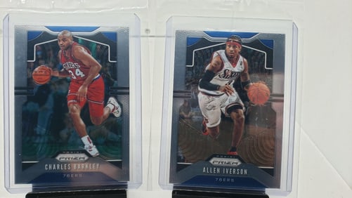 76ers Allen Iverson & Charles Barkley HOF