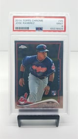 Jose Ramirez Guardians Rookie PSA 9