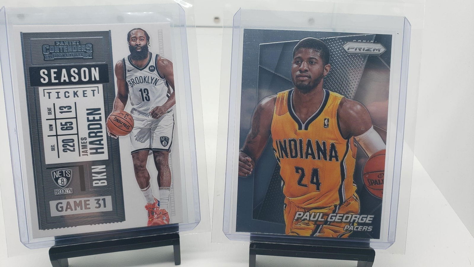 Clippers Paul George James Harden Basketball (1 of 2)