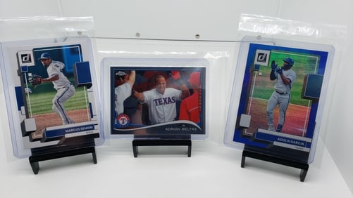 Rangers Adolis Garcia short print Adrian Beltre