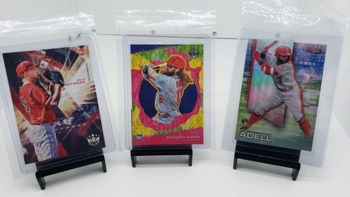 Jo Adell Rookie Refractor Marsh Detmers Angels