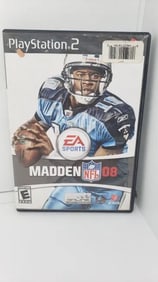 Madden NFL 08 | PlayStation 2 (PS2) | Vince Young | Complete w/ Manual | Works