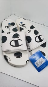 Champion X Oreo Slides Size 12M Limited Edition All Over Cookie Print Sandals