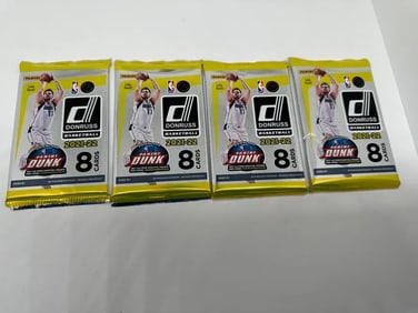 (4) Donruss Basketball packs sealed