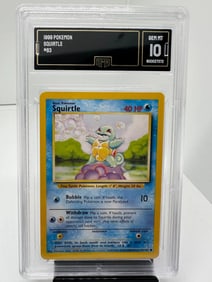 Squirtle Base Set vintage GMA 10