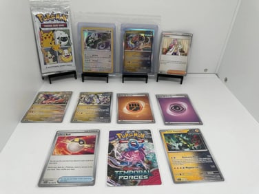 (9) TCG Pokemon General Mills pack, Tornadus Holo, Miriam Waifu