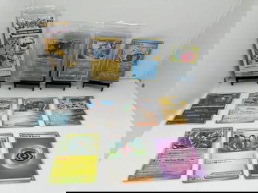 (10) TCG Pokemon 25th General Mills pack, Squirtle 25th, Luxray Holo