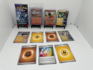 (10) TCG Pokemon Temporal Forces pack, Fuecoco confetti Holo