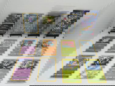 (12) TCG Pokemon Temporal Forces pack, Meowth & Morpeko