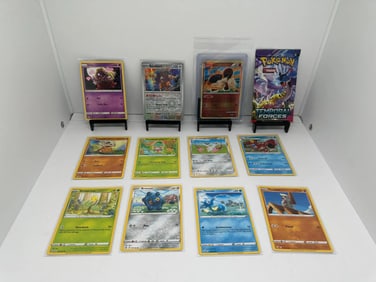 (12) TCG Pokemon Temporal Forces pack, Torkoal Heart Gold Soul Silver