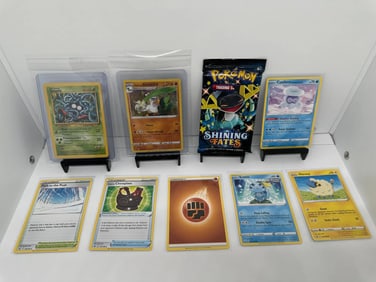 (9) TCG Pokemon Shining Fates pack, Tangela base set