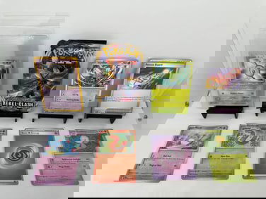 (8) TCG Pokemon Rebel Clash pack, Unown vintage
