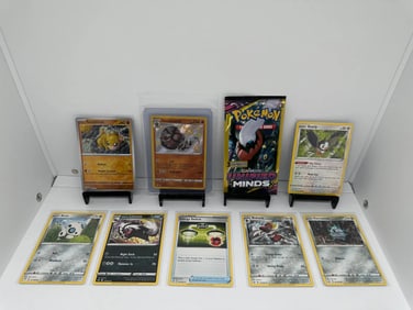 TCG Pokemon Unified Minds pack, Sandaconda baby shine
