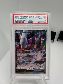 Darkrai GX PSA 8 Burning Shadows