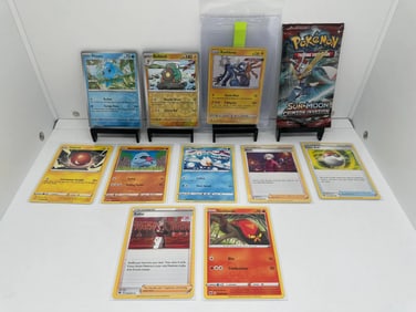 (11) TCG Pokemon Crimson Invasion pack, Xurkitreee Baby Shine