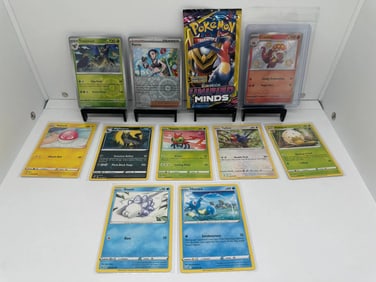 (11) TCG Pokemon Unified Minds pack, Crocalor baby shine
