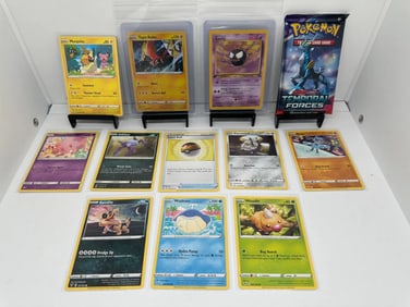 (12) TCG Pokemon Temporal Forces pack, 1st edition vintage