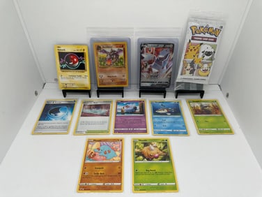(11) TCG Pokemon General Mills 25th pack, V, Vintage