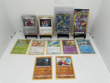 (11) TCG Pokemon Unified Minds pack, GX, Waifu