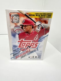 2021 Topps Series 1 Baseball 7-Pack Blaster Box (Royal Blue Parallels!)