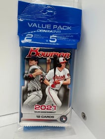 2021 Bowman Baseball Value Cello Fat Pack LOT