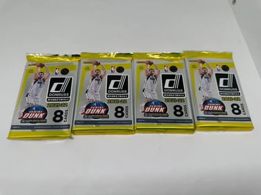(4) Donruss Basketball packs sealed