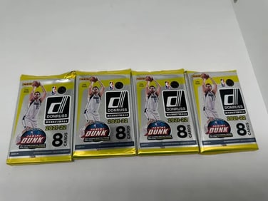 2021-22 Panini Donruss NBA Basketball Packs from Blaster box Look for Autographs!