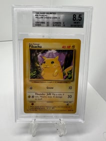 Pikachu Yellow Cheeks base set BGS 8.5