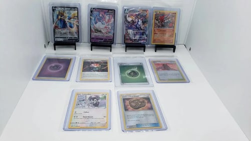 (10) TCG Pokemon Japanese, V's, Vmax, Vintage