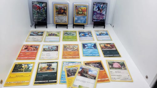 (21) TCG Pokemon Japanese, V, Vintage, big lot