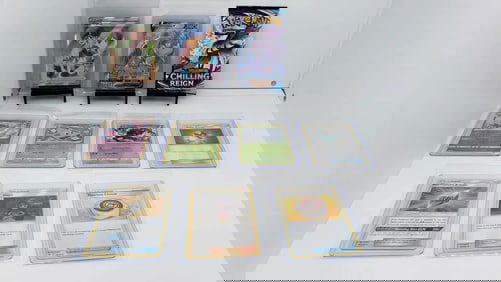 (10) TCG Pokemon Chilling Reign pack, Full Art Trainer, V