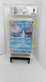 BGS 9 Lapras Champion's Path Black Star Promo