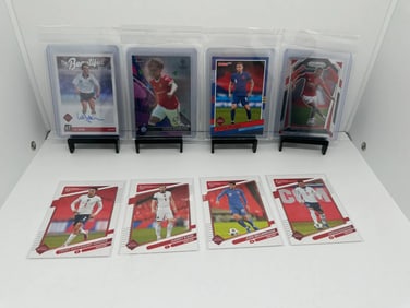 Lee Dixon auto Shola Shoretire RC Jude Bellingham Harry Kane England