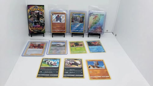 (11) Pokemon Vivid Voltage pack, Baby Shine, Rainbow Secret Rare