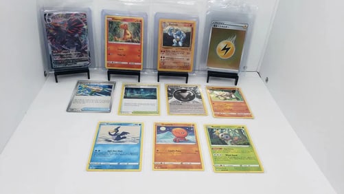 (11) TCG Pokemon Vmax, Japanese, Charmander, Vintage