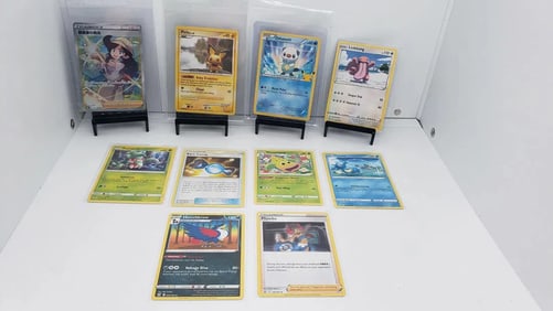 (10) TCG Pokemon Japanese, Full Art Trainers, Pichu, 25th anniversary