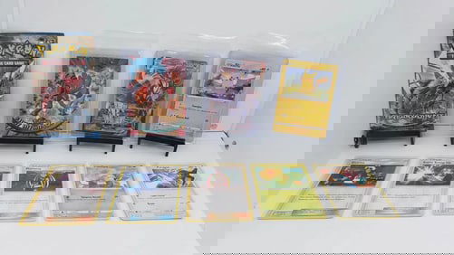(9) TCG Pokemon BreakPoint pack, Topps, Vmax, Pikachu