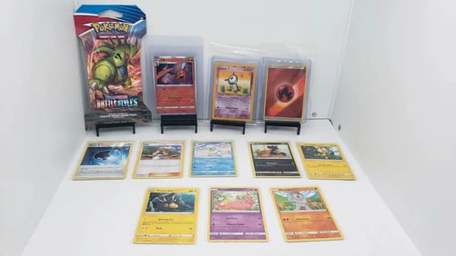 (12) TCG Pokemon Battle Styles, Charizard, Japanese, Vintage