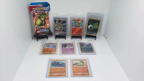 (9) TCG Pokemon Battle Styles pack, GX, Vintage