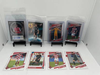 Eduardo Auto #d /149 Luka Modric Croatia Soccer: * Croatia national team soccer lot * Eduardo Autograph #d 35/149 ( Arsenal jersey) * Nikola Vlasic press proof * Dominik Livakovic & Luka Modric * Josip Brekalo * Luka Ivanusec rated rookie * Nikola V