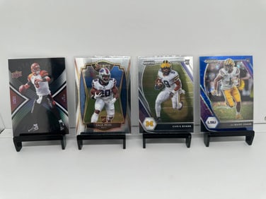 Ja'Marr Chase Rookie short print  Zack Moss Rookie Carson Palmer Bengals