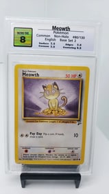 MG Cards 8 Meowth Base Set 2