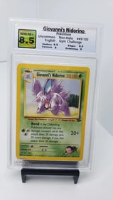 MG Cards 8.5 Giovanni's Nidorino Gym Challenge