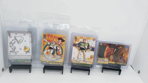 (4) TCG Weiss Schwarz Pixar Toy Story lot