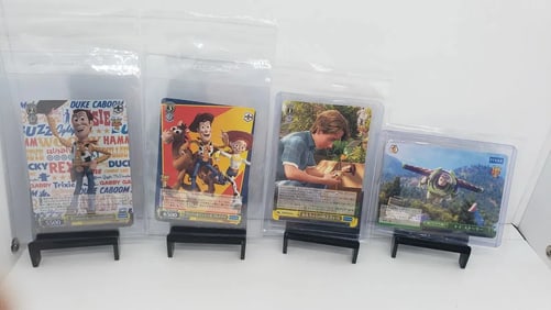 (4) TCG Weiss Schwarz Pixar Toy Story lot