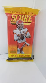 Panini Score 2021 NFL Fat Pack Sports Trading Cards Sealed Package